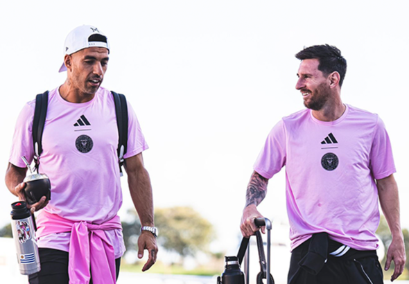 Luis Suarez and Lionel Messi at Inter Miami