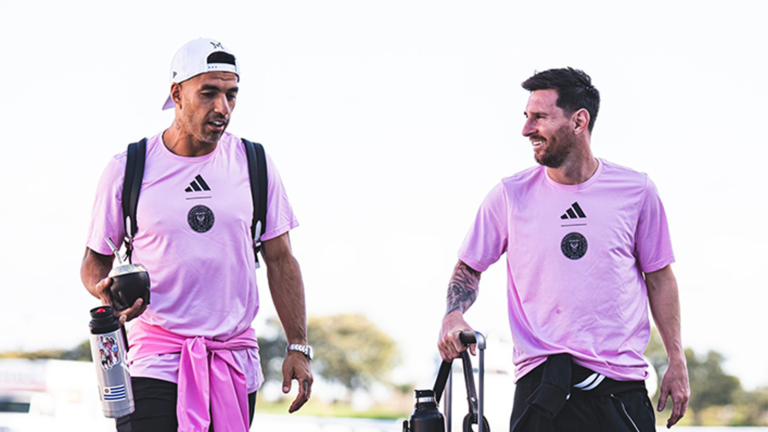 Luis Suarez and Lionel Messi at Inter Miami