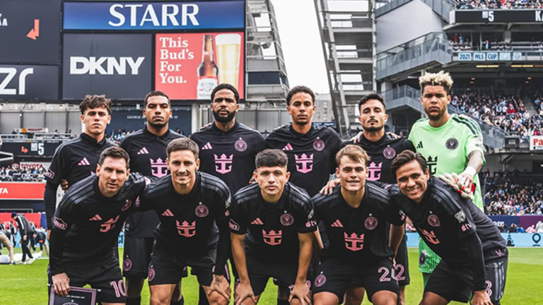 Lionel Messi free kick goal Inter Miami NYCFC victory Yankee Stadium 2026