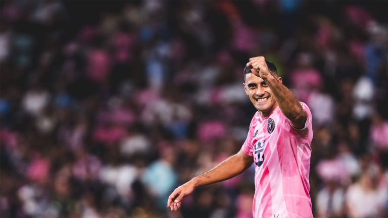 German Berterame first MLS goal Inter Miami NYRB draw Nu Stadium 2026