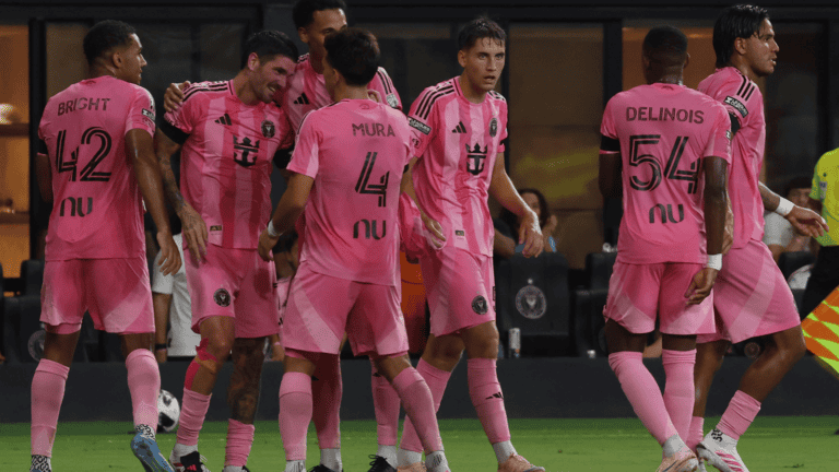 Rodrigo De Paul Messi number 10 shirt tribute Leagues Cup Monterrey 2026